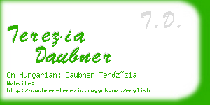 terezia daubner business card